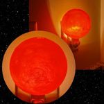 Planet Mars Night Light | Translucent Night Light with Accurate Mars Geography | 4" Lithophane Planet Night Lights Perfect for Bedrooms | Made in USA (Mars)