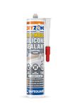 Dryzone Anti-Mould Silicone Sealant (310 ml Clear) Premium Sanitary-Grade, Low VOC Sealant for Bathroom and Kitchen