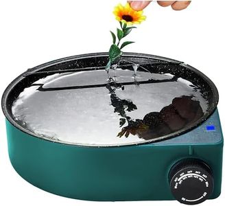 Hot Glue Pot, Floral Glue Pot Skillet for Crafts, Temperature Control Gage 212°F-392°F, 8.25in Diameter, Melting Pot for Glue Sticks Pellets and Beads with Degumming Stick