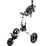 Clicgear Rovic RV1C 2.0 Golf Trolley, Comapct Foldable 3 Wheel Golf Push Trolley, Durable Frame and Stable Wheel Base