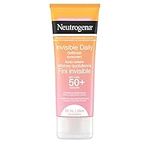 Neutrogena Invisible Daily Defense Fragrance Free Sunscreen Lotion SPF 50+, 88 mL