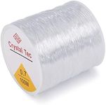 OBSEDE 1 Roll/100m 0.7mm Elastic Stretch Crystal Thread Fishing Line Wire for Craft Bracelet Beads