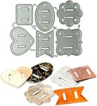 Buckle Cutting Dies for Card Making，Cutting Dies Cut Stencils for DIY Scrapbooking Photo Album Decorative Embossing Paper Dies for Card Making Templated+Cute Brooch Pin