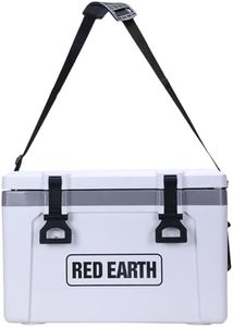 GiNT Ultra-Light 26 Quart Hard Cooler Insulated Portable Ice Chest, Great for the Beach, Boat, Fishing, Barbecue or Camping (White)