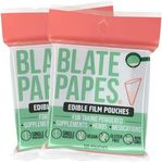 Blate Papes Edible Film Pouches, 240 Count | Gel Film Bags for Taking Herbs and Supplements