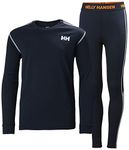 Helly-Hansen Kids Boy's Jr LIFA Active Set (Big Kids) Navy 128 (8 Years)