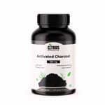 CITRUS NUTRACEUTICAL Activated Charcoal Capsules Supports Bowel Detoxification - 250 mg - 60 Capsules