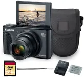 Canon PowerShot SX740 HS Digital Camera | 20.3MP CMOS Sensor, 40x Optical Zoom, 4K UHD Video, Wi-Fi & Bluetooth | Compact Point-and-Shoot Camera with Bag and 64GB Card