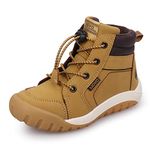 UOVO Boys Hiking Boots Kids Water Resistant Trainers Outdoor Ankle Boots Walking Shoes Size 9 UK Little Kids