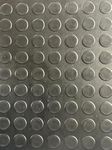 Coin Black Rubber Flooring 3mm Thickness - 3.0m Length x 1.5m Width (9ft10" x 4ft11")