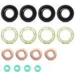 BIAREN Fuel Injector Seal Washer O-Ring Kit For Ford Focus C-Max Fiesta Fusion 1.6 TDCI Citroen C3 C4 Dispatch Berlingo Peugeot 207 307 Expert Partner 1.6 HDI 1314368 1982A0