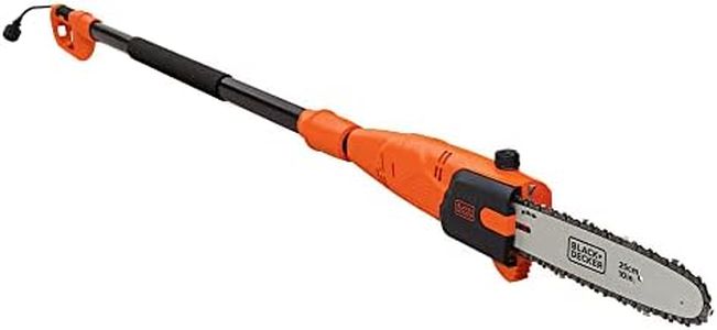 BLACK+DECKER Pole Saw, Corded, 6.5-Amp, 10-Inch (PP610)