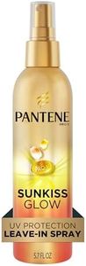 Pantene Sunkiss Glow Multitasking Spray, UV Hair Protection, Repairs Damage, Leave-In Conditioning Treatment, 5.7 oz