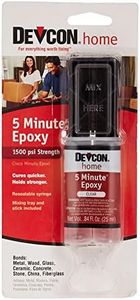 ITW Devcon 20845 Home 5 Minute 0.84 oz, 1-Pack, Clear High Strength Epoxy Anchoring Adhesive