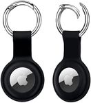 ColorCoral 2 Pack for AirTag/New airtag 2 Holder with Keychain Shockproof Protective Cover for Apple AirTag Durable Anti-Scratch Air Tag Case Silicone Sleeve Tracker Cover 2021 2026