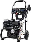 Ezasin 3500 PSI Gas Pressure Washer, 2.3 GPM – Heavy Duty High Power with 209CC 7HP Engine, 25Ft Pressure Hose, Axial Aluminum Pump, Soap Tank, 4 Quick Connect Nozzles (Black)