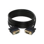 Cables Direct Online 100FT SVGA Monitor Cable - Male to Male VGA to VGA 1080P for PC, Projector, Laptop, TV