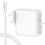 Macbook Pro charger 85W L-Tip Power Adapter Mac Charger Compatible with Mac Book 13 Inch Before-2012 Macbook Pro 13'',15'',17'' Models A1278 A1181 A1184 A1185 A1344 A1330 A1342