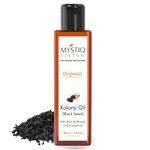 Mystiq Living Kalonji Oil | Black Seed Oil - Nigella Sativa | For Hair Growth, Control Hair Fall | Cold Pressed, 100% Pure and Natural -100 ML