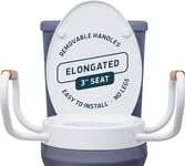 Lunderg Raised Toilet Seat with Han