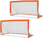 HOMCOM Set of 2 Football Goal Net 6