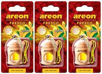 Areon Fresco Car Air Freshener Vanilla 4 Milliliters Multi Pack Of 3