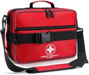 Poygik Premium 420 Piece Large First Aid Kit for Home, Car, Travel, Camping, Truck, Hiking, Sports, Office, Vehicle & Outdoor Emergencies - Emergency Medical Kits, Businesses & Home Medical Supplies