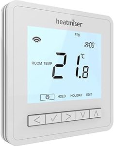 Heatmiser NeoAir V3 Wireless Smart Thermostat White Works with the NeoHub Gen 2 Giving you Interface with Apple Home kit Alexa and Google Home Giving Smart Home Controls.