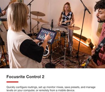 Focusrite Scarlett 18i20 4th Gen USB Audio Interface – 18-In/20-Out