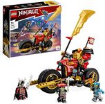 LEGO NINJAGO Kai’s Mech Rider EVO, Upgradable Ninja Motorbike Toy, Mech Action Figure and 2 Bone Warrior Minifigures, Collectible Toys for Kids, Boys & Girls 7 Plus Years Old 71783