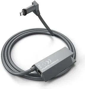ELUTENG Starlink Ethernet Adapter V2, Up to 1Gbps Starlink to RJ45 Gigabit Ethernet Adapter for Wired External Network, Fast & Stable Network Connection for Starlink Actuated Gen 2, Gray
