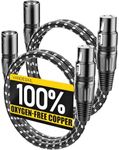 VANDESAIL XLR Cables, 3ft 2 Pack Mi