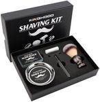 Safety Razor Kit - Single Blade Razor Set for Smooth Shaving,Shave Grooming Set for Men - Includes: Safety Razor,Hair Shaving Brush,Alum Block,Shave Soap,Bowl,and 10 Double Edge Razor Blades.