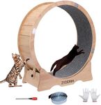 Cat Wheel, Cat Treadmill, Exercise Wheel, Cute Cat Furniture, Pet Toy, Cat Toy, Cats Loss Weight Device (Large)