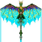 Mint's Colorful Life Dragon Kite for Kids & Adults, Easy to Fly Best Beach Kite for Beginners, 300ft Kite String Included