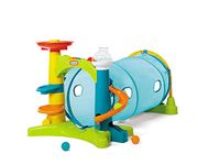 little tikes 2-in-1 Activity Tunnel with Ball Drop, Windows, Silly Sounds, and Music - Ages 1 – 3 Multicolor