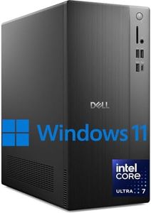 Dell 2025 ECT1250 Business Desktop - Intel Ultra 7-265K, (20 Core Processor 20 Threads), 32GB DDR5 Memory, 1TB PCIe SSD, Ultra-Quiet Design, Dual 4K Monitor Support, Keyboard and Mouse, Windows 11