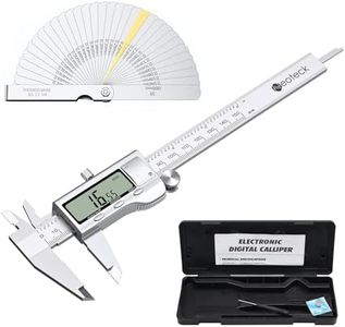 Neoteck 6 inch Digital Caliper and Feeler Gauge Set, Stainless Steel Electronic Vernier Caliper Fractions/ inch/ Metric Conversion
