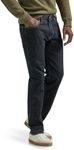 Lee Men's Extreme Motion Straight Taper Jean, Rinse, 36W x 30L