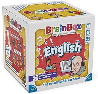 Brainbox English (Refresh 2022) Card Game Ages 8+ 1+ Players 10 Minutes Playing Time, GREG124445