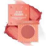 Just Herbs Nourishing Powder Blush Infused with Beetroot & Gotukola Highly Pigmented, Buildable Suitable for All Skin Tones - 3.5 g (Lush Blossom)