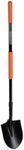 BLACK+DECKER Shovel - 148 cm - Rustproof - Carbon Steel Head and Fibreglass Handle - Black