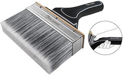 ROLLINGDOG Deck Stain Brush -7 Inch Deck Paint Brush for Walls, Staining Decks, Ceilings and Fences(Can be Connected Threaded Extension Pole)