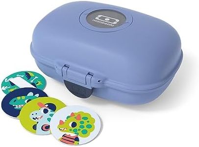 monbento - Boîte à Goûter Enfant MB Gram Infinity - Snack Box pour Fille et Garçon - Idéal Pour Ecole ou Parc - Sans BPA - Durable et Sûre - Bleu
