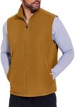 COOFANDY Men's Casual Outerwear Vest Lightweight Full-Zip Sleeveless Jacket Outdoor Hiking Travel Golf Vest with Pockets