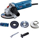 BOSCH Professional GWS 800 Corded Electric Angle Grinder, M10, 800W, 100 mm Disc Dia, with Auxiliary Handle, 1 Year Warranty