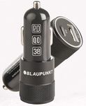 Blaupunkt Bp Cc 263 Pd 38 Watts Car Charger for Phones,Dual Port Type C-Pd 20 Watts+USB A 18 Watts,Qualcomm 3.0 Quick Charge,C to Ctype Cable Included,Compatible with All Smartphones&Tablets,Black