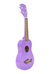 Kala Brand Music Co. Makala Shark, 4-String Ukulele, Purple, Soprano (MK-SS/PUR)