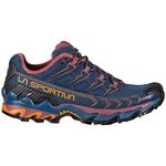 La Sportiva Womens Ultra Raptor II Trail Running Shoes, Denim/Rouge, 6