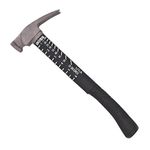 Boss Hammer BH12TIPFM 12 oz. Fiberglass Handle Milled Face Titanium Hybrid Hammer